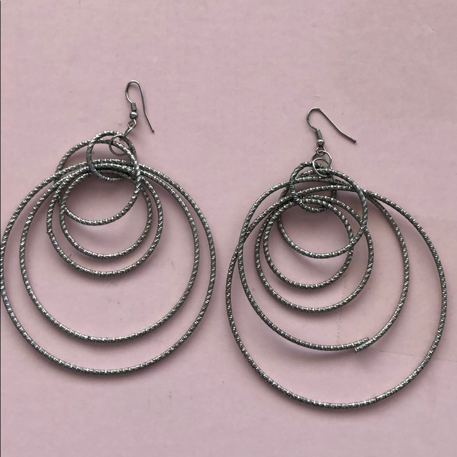 Bebe Earrings Multi Hoops